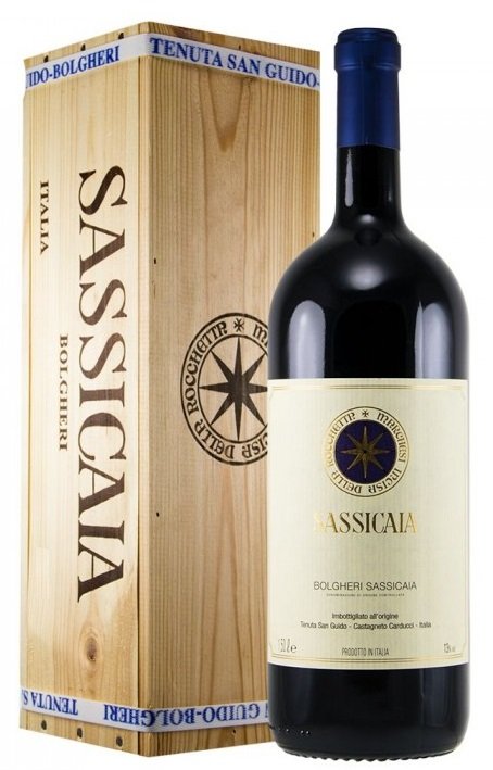 Tenuta San Guido Bolgheri Sassicaia 1,5L, DOC, r2015, cr, su, DB