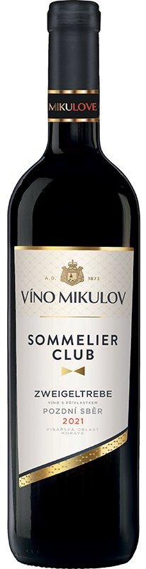 Víno Mikulov Sommelier Club Zweigeltrebe 0,75L, r2021, nz, cr, su