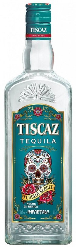 Tiscaz Tequila Blanco 35% 0,7L, tequila