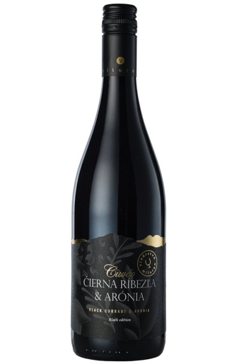 Miluron Cuvée - Čierna ríbezľa & Arónia 0,75L, ovvin, cr, plsl