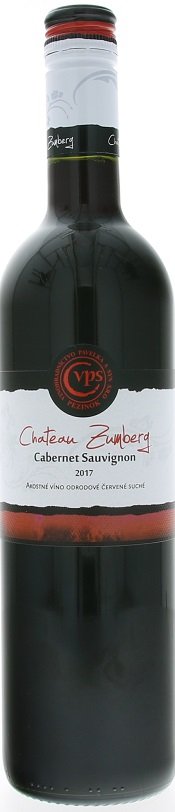 Pavelka Château Zumberg Cabernet Sauvignon 0,75L, r2017, ak, cr, su, sc