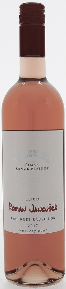 Šimák Zámok Pezinok Edícia Roman Janoušek Cabernet Sauvignon 0,75L, r2017, nz, ruz, sl