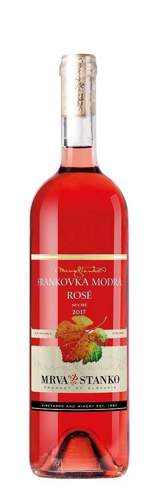 Mrva & Stanko Frankovka modrá Rosé, Vinodol 0,75L, r2017, ak, ruz, su