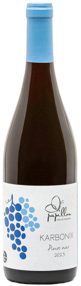 Papillon Víno od Francúza Karbonix Pinot Noir, BIO 0,75L, r2023, vin, cr, su