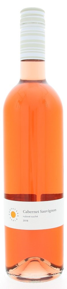 Karpatská Perla Cabernet Sauvignon 0,75L, r2018, ruz, su