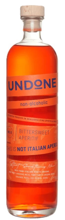 Undone No.5 Not Bitterliqueur Alcohol Free 0% 0,7L 0,7L