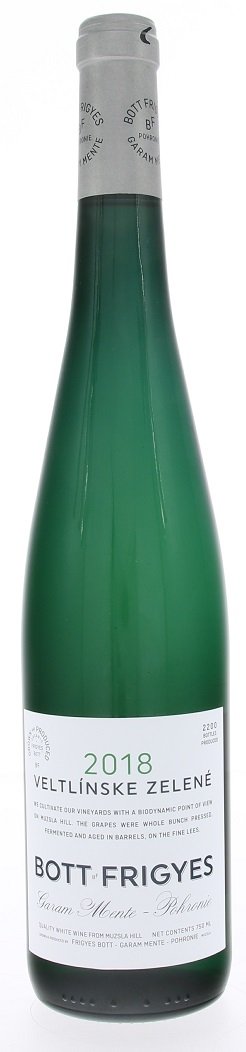 Bott Frigyes Veltlínske zelené 0,75L, r2018, ak, bl, su