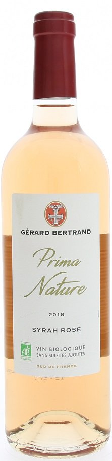 Gérard Bertrand Prima Nature Syrah Rose, BIO 0,75L, IGP, r2018, ruz, su