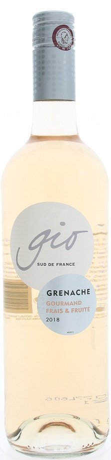 Gérard Bertrand Gio Grenache Rosé 0,75L, IGP, r2018, ruz, su, sc