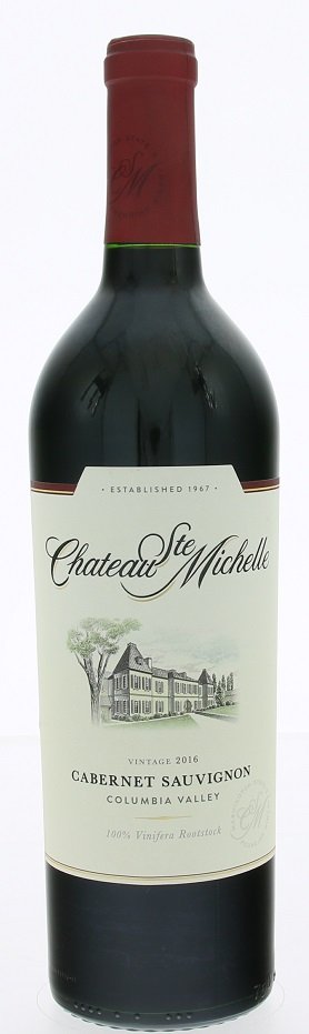 Chateau Ste.Michelle Columbia Valley Cabernet Sauvignon 0,75L, r2016, cr, su