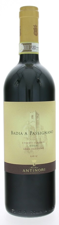 Badia a Passignano Chianti Classico Gran Selezione 0,75L, DOCG, r2015, cr, su