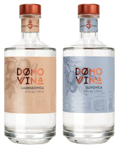 Set Domovina Marhuľovica + Slivovica