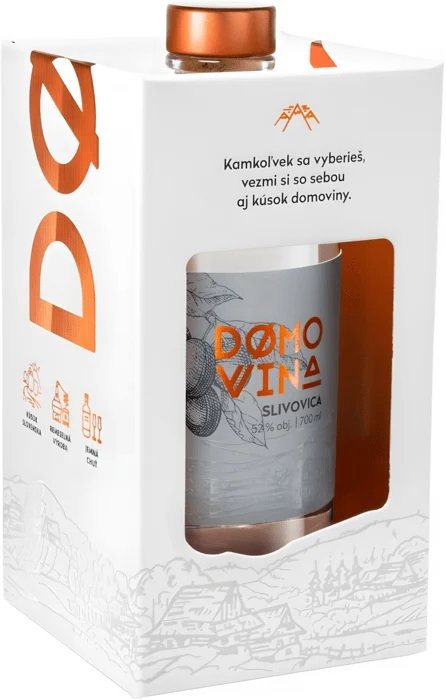 Domovina Slivovica 52% 0,7L, ovdest, DB