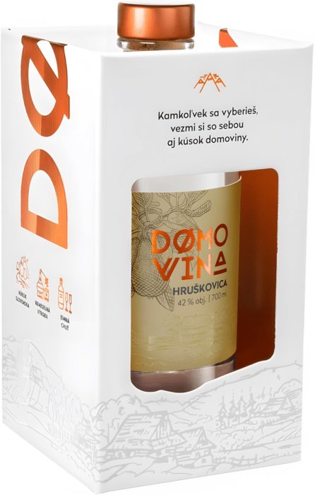 Domovina Hruškovica 42% 0,7L, ovdest, DB