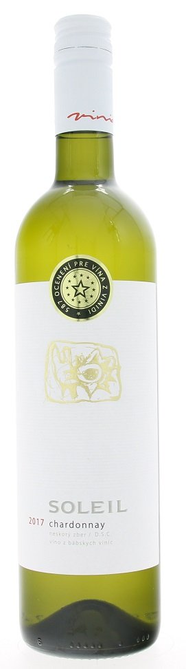 Vinidi Soleil Chardonnay 0,75L, r2017, nz, bl, su