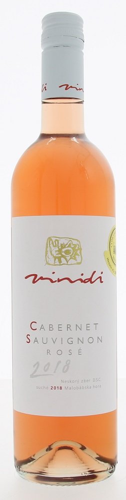 Vinidi Cabernet Sauvignon Rosé 0,75L, r2017, nz, ruz, plsu, sc