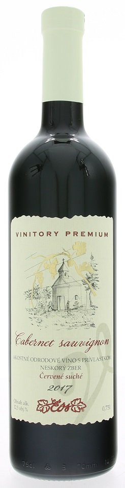 VVD Vinitory Premium Cabernet Sauvignon 0,75L, r2017, nz, cr, su