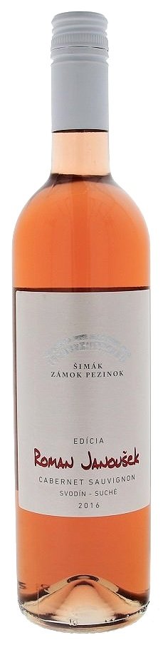 Šimák Zámok Pezinok Edícia Roman Janoušek Cabernet Sauvignon 0,75L, r2016, ak, ruz, su