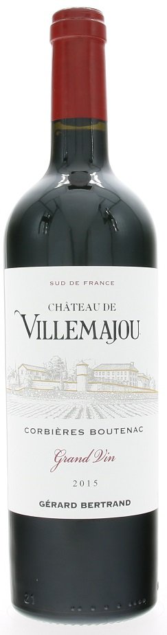 Gérard Bertrand Château de Villemajou, Corbieres Boutenac 0,75L, AOC, r2015, cr, su