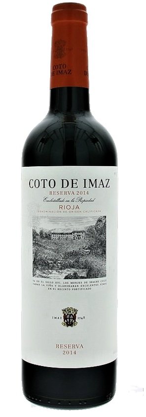 El Coto Coto de Imaz Reserva 0,75L, DOCa, r2014, cr, su