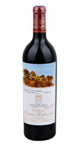 Bordeaux Château Mouton Rothschild 0,75L, AOC, Premier Grand Cru Classé, r2004, cr, su