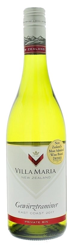 Villa Maria Private Bin Gewürztraminer Organic 0,75L, r2017, bl, su, sc