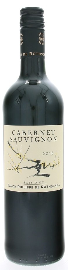 Rothschild Pays d'Oc Varietals Cabernet Sauvignon 0,75L, IGP, r2018, cr, su