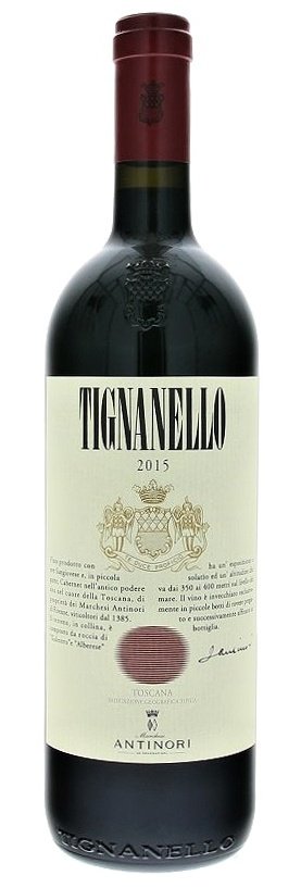 Tignanello 0,75L, IGT, r2015, cr, su