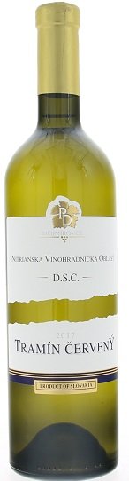 PD Mojmírovce Tramín červený 0,75L, r2017, vzh, bl, su