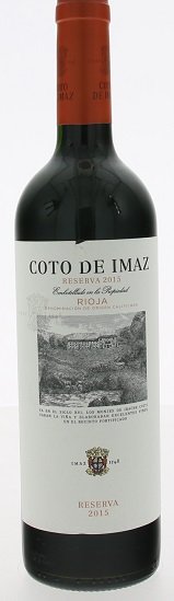 El Coto Coto de Imaz Reserva 0,75L, DOCa, r2015, cr, su