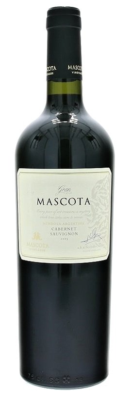 Mascota Vineyards Gran Mascota Cabernet Sauvignon 0,75L, r2013, cr, su