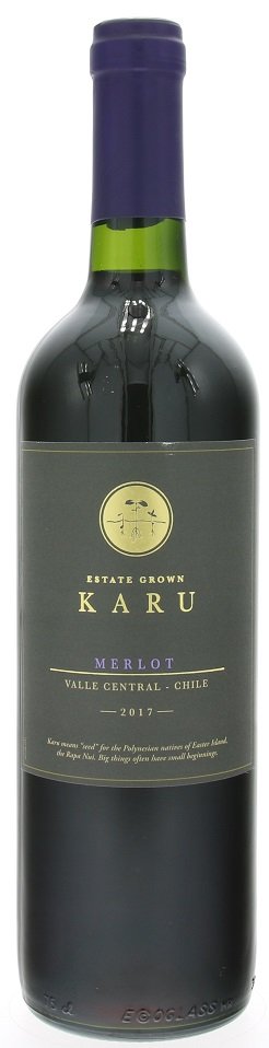 Karu Merlot 0,75L, r2017, cr, su